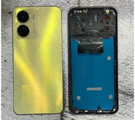 Mozomart Back Panel Housing for Vivo Y16 : Gold Mozomart Back Panel Housing for Vivo Y16 : Gold